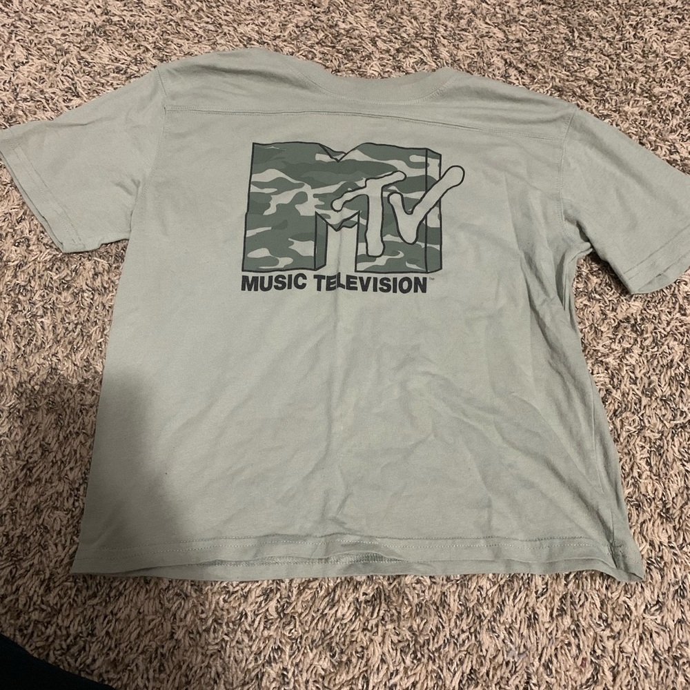 MTV green shirt Medium